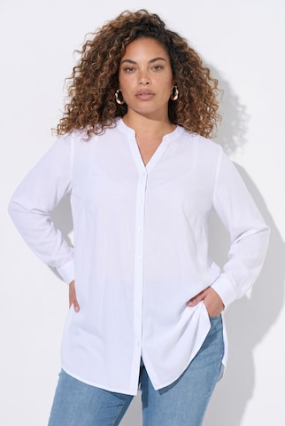 MIAMODA Blouse in Wit: voorkant