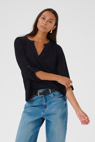 Kaffe Bluse 'KABrenda' in Schwarz: Vorderseite
