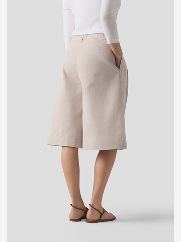 MAERZ Muenchen Wide Leg Shorts in Beige