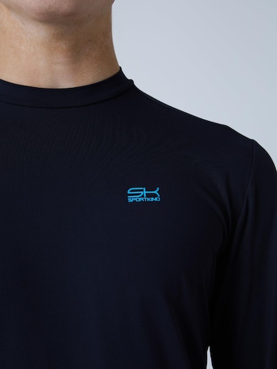 SPORTKIND Camiseta funcional 'High Neck Long Sleeve Shirt' en XS en negro, Vista del producto