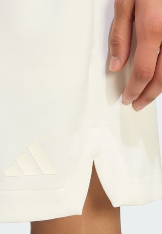 ADIDAS SPORTSWEAR Voľný strih Športové nohavice 'Lux' - Biela