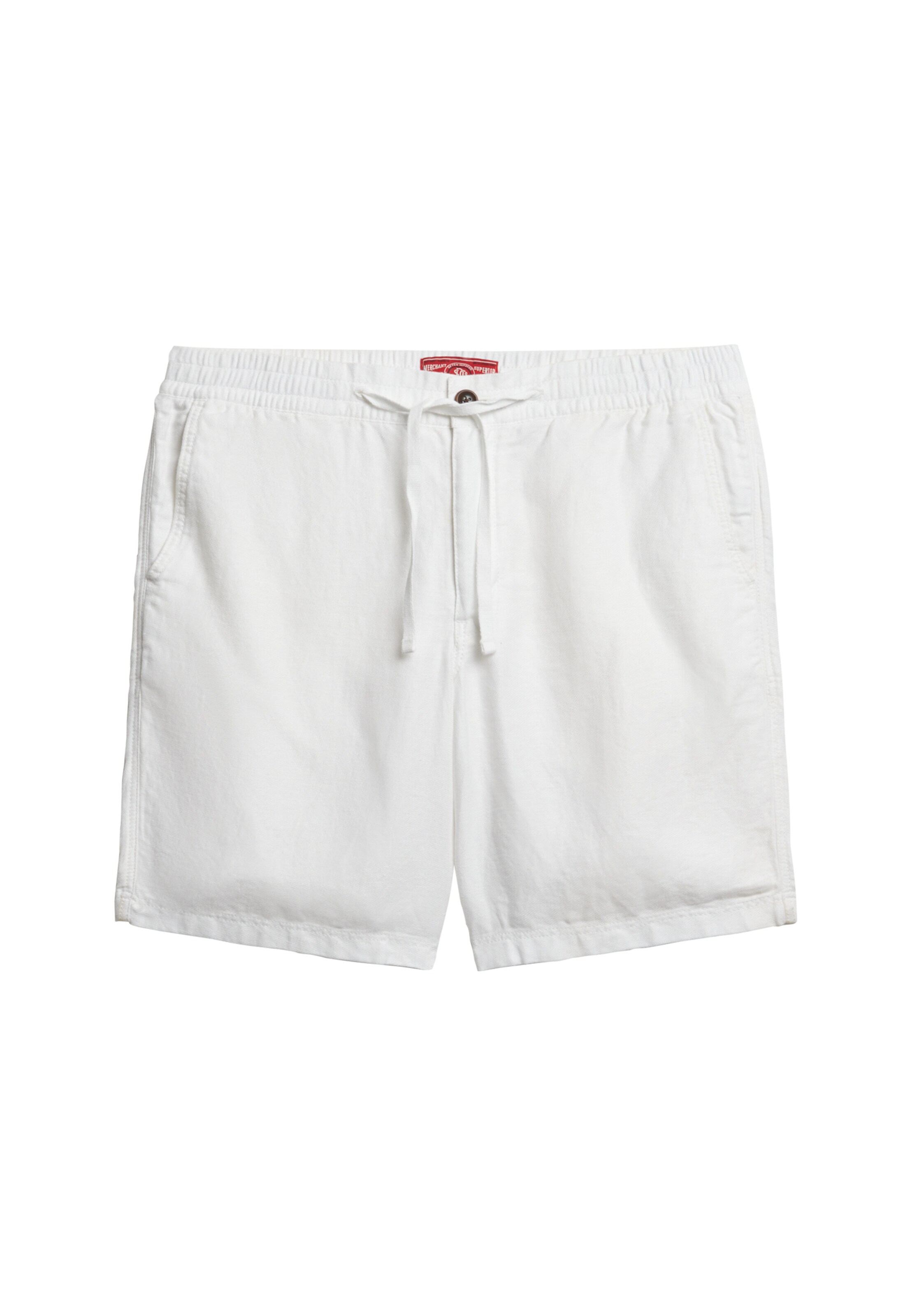 Superdry Shorts 'The Merchant Store' in Weiß: Vorderseite