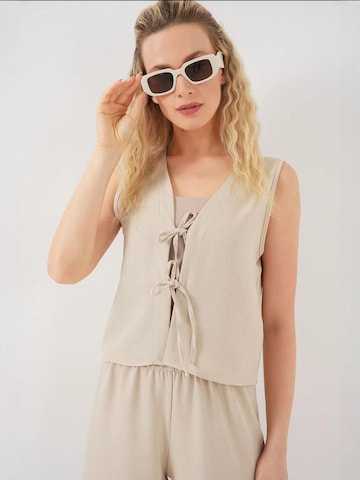 Bigdart - Calças de fato em bege