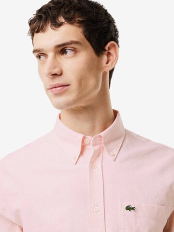 LACOSTE Regular Fit Hemd in Pink