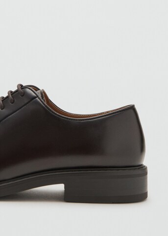 MANGO MAN Schnürschuh in Braun