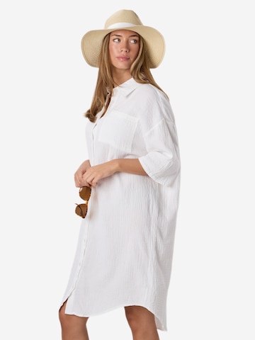 Seaside Shirt dress in White