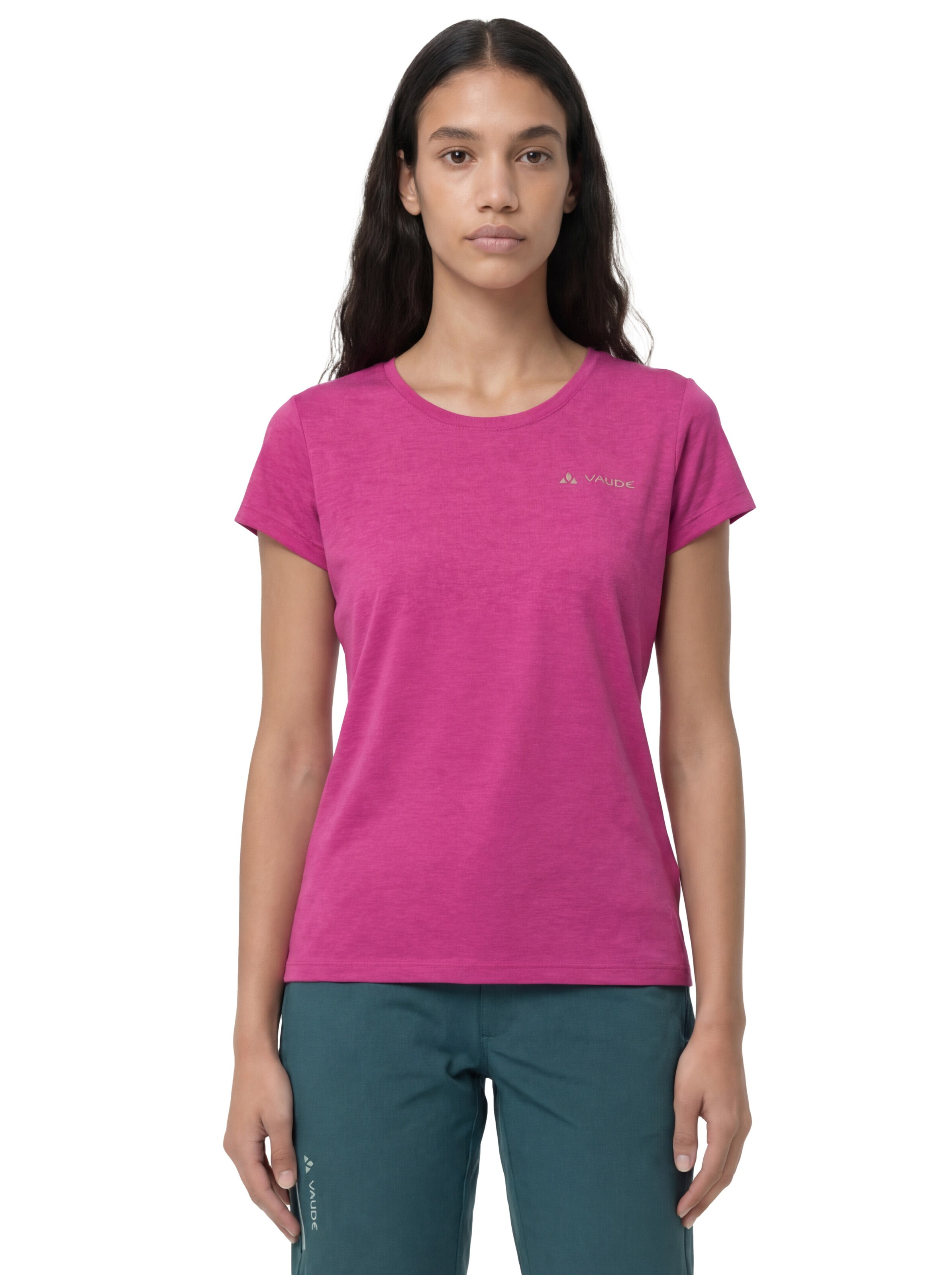 VAUDE T-Shirt 'Abelia' in Pink: Vorderseite