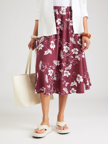 Fustă 'Lisann' de la ABOUT YOU pe roșu: față