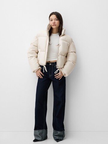 Veste mi-saison Bershka en beige