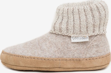 Gottstein Huisschoenen 'Alpine Boot LE' in Beige: voorkant