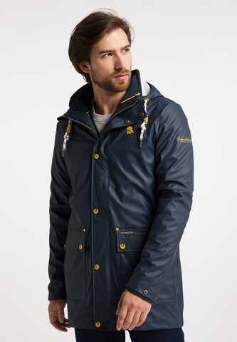 Schmuddelwedda Between-Seasons Parka in Blue: front