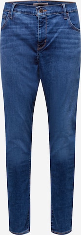 Levi's® Plus Skinny Jeansy '720 PL Hirise Super Skny' w kolorze niebieski: przód