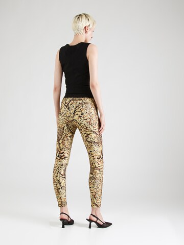 Just Cavalli Skinny Legginsy w kolorze żółty