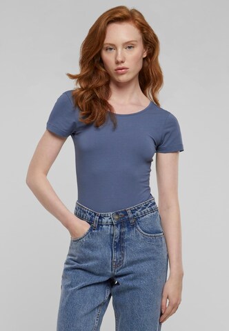 Urban Classics Shirt Bodysuit in Blue: front