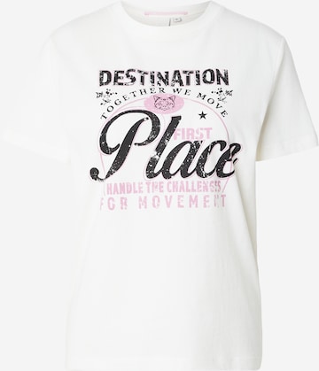 QS T-Shirt in Weiß: Vorderseite