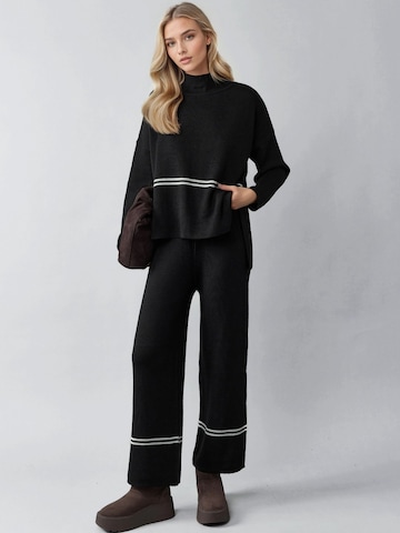 Pantalons de tailleur My fashion en noir