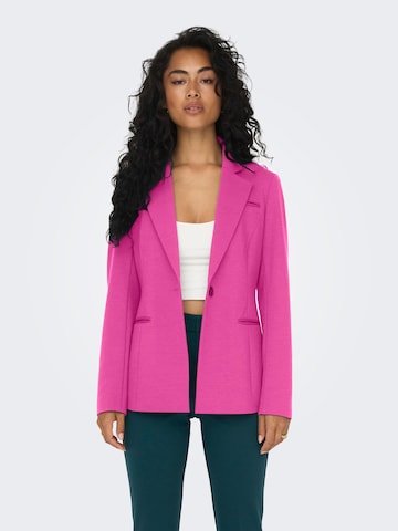 Blazer 'Peach' ONLY en rose : devant