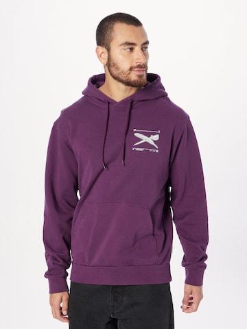Iriedaily Sweatshirt 'Rayfinger' in Purple: front