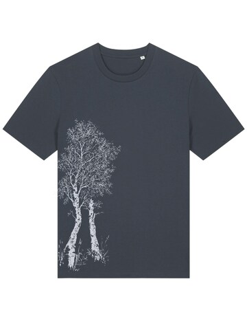 Life-Tree Shirt 'Fairwear Birke' in Grey: front