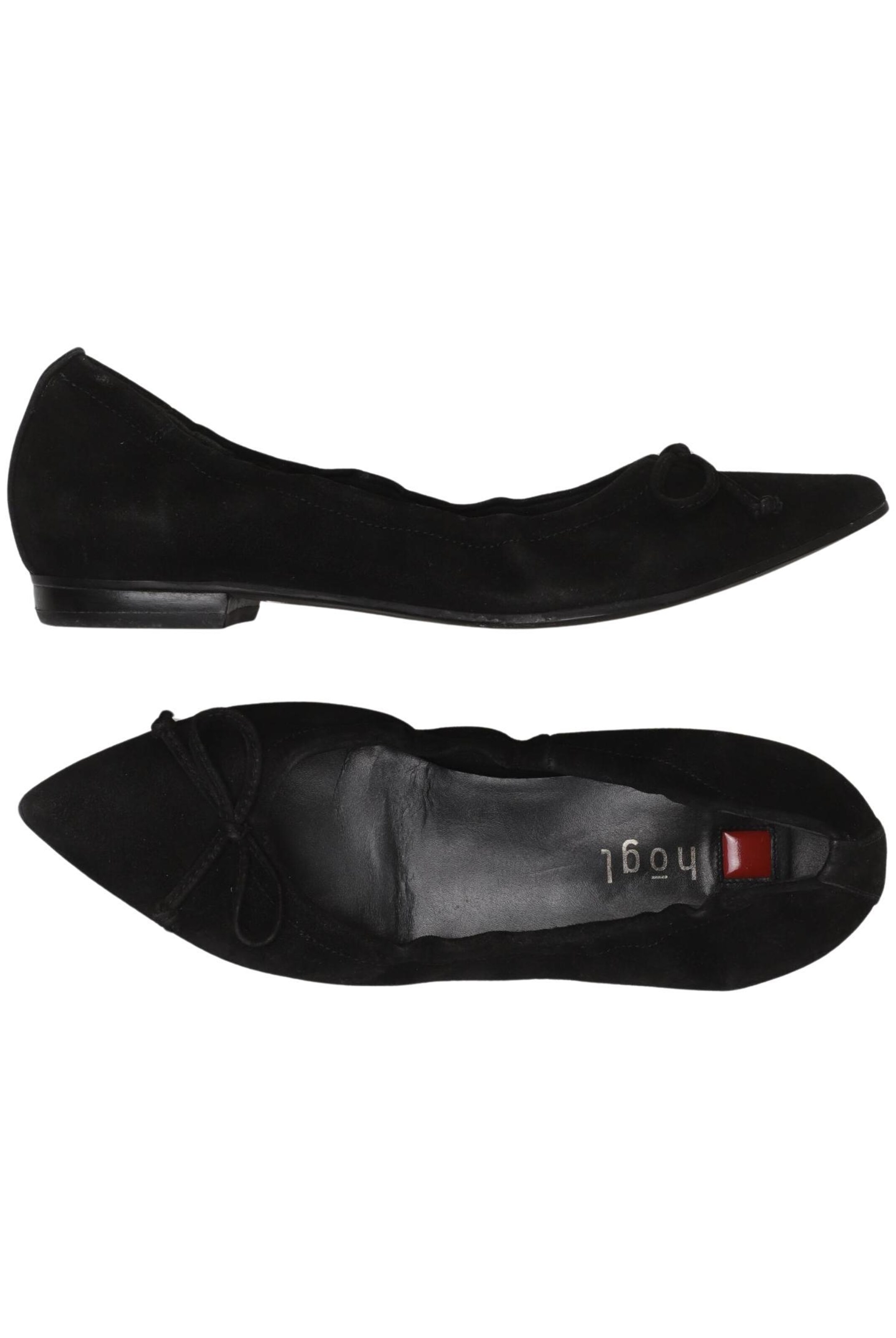Högl Flats & Loafers in 36 in Black: front