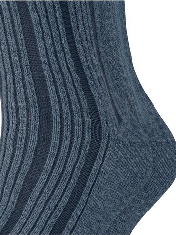 ESPRIT Socks 'Plush' in Blue
