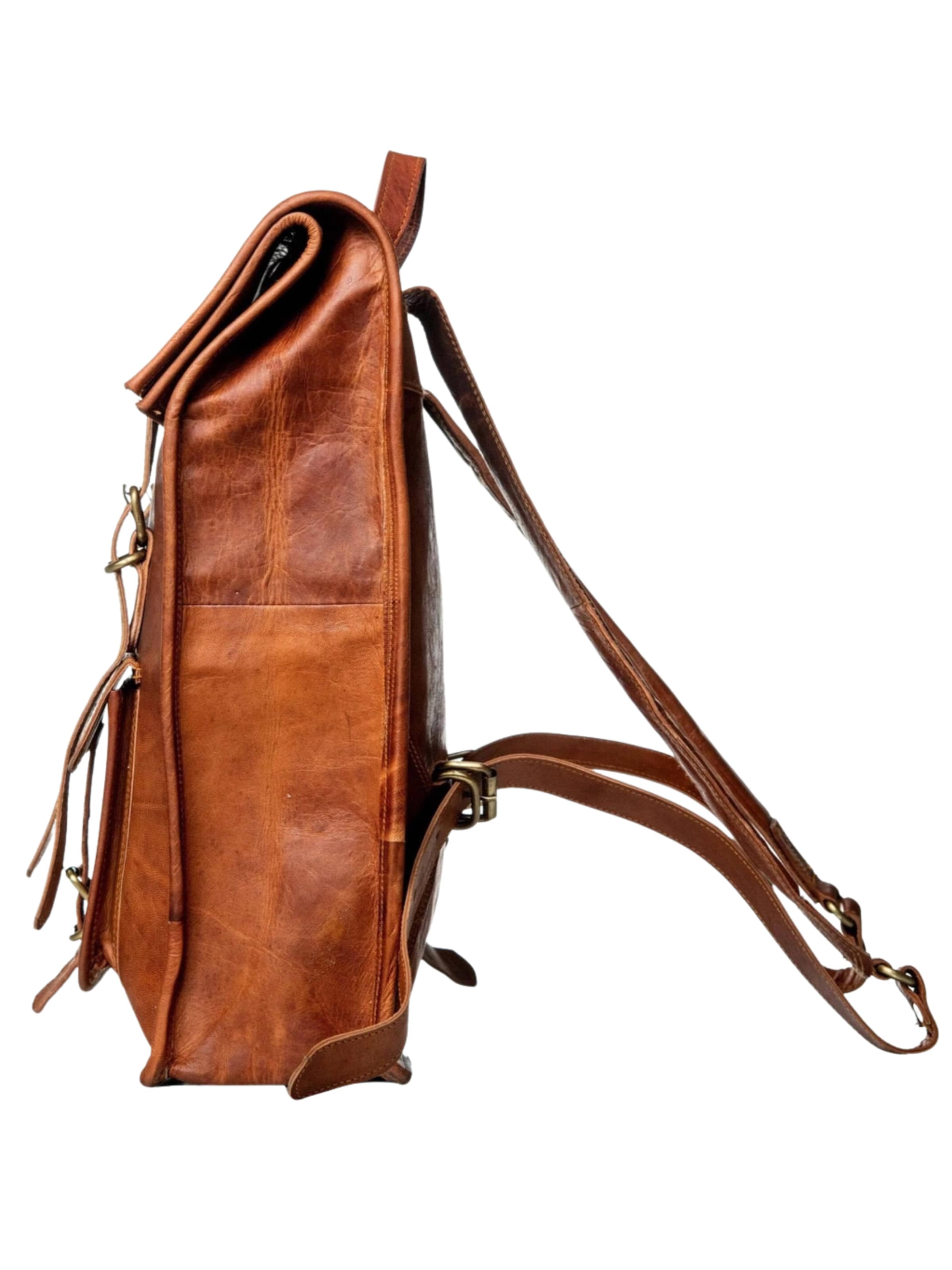 Ella Eisvogel Backpack 'Vintage' in Brown