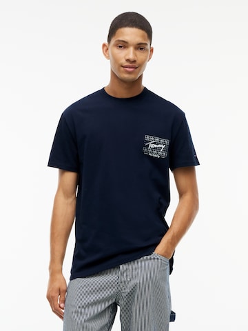 Tommy Jeans Тениска в синьо