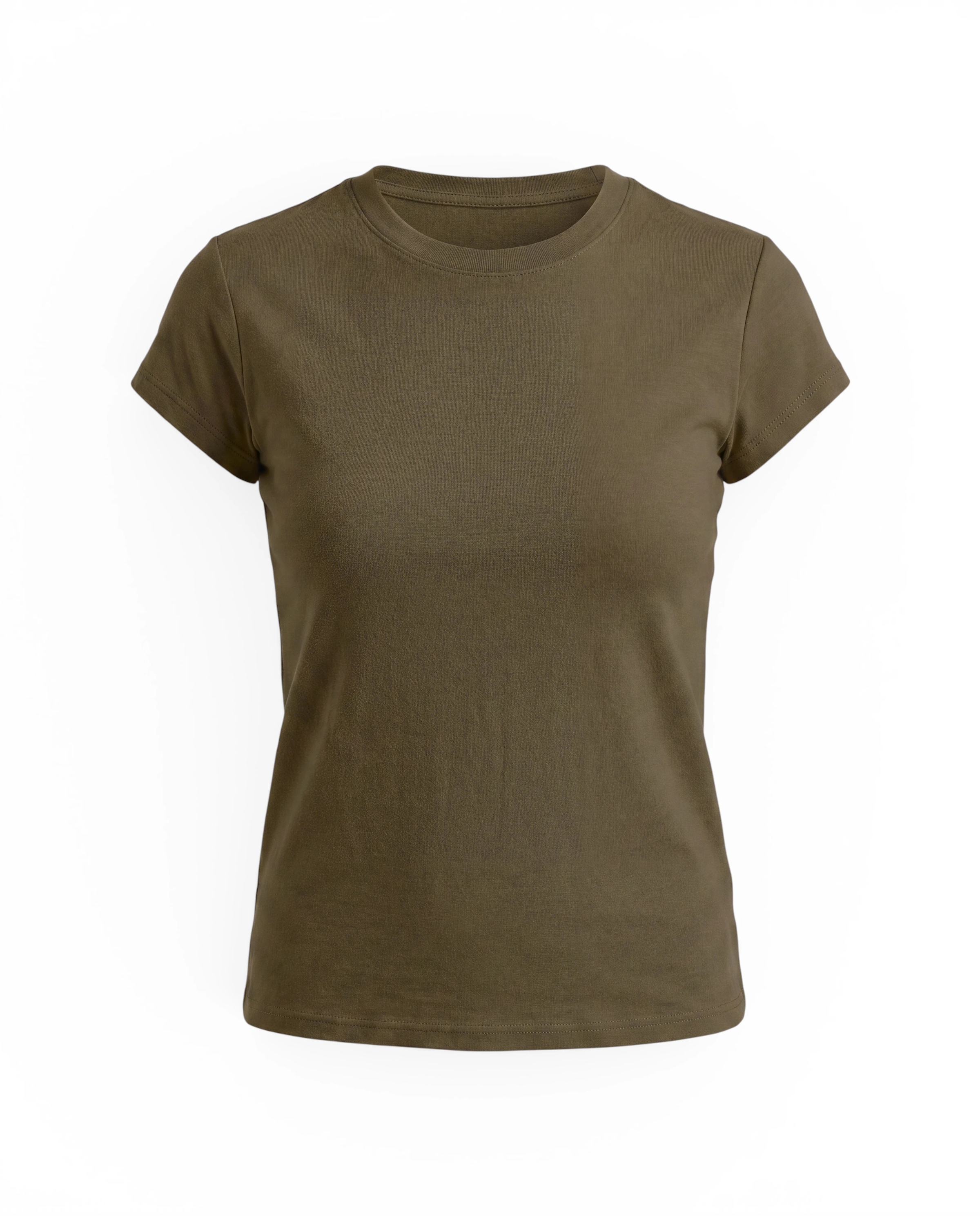 TOPSHOP T-shirt 'EVERYDAY' en XS en olive, Vue avec produit
