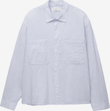 Pull&Bear Comfort Fit Paita värissä sininen: etupuoli