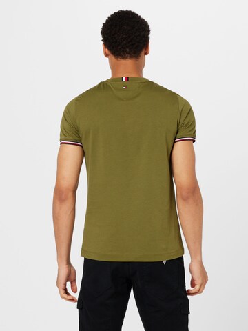 TOMMY HILFIGER T-Shirt in Grün