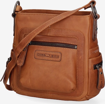 HILL BURRY Schoudertas in Bruin: voorkant