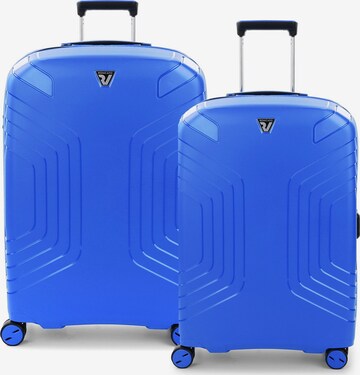 Roncato Suitcase Set 'Ypsilon' in Blue: front