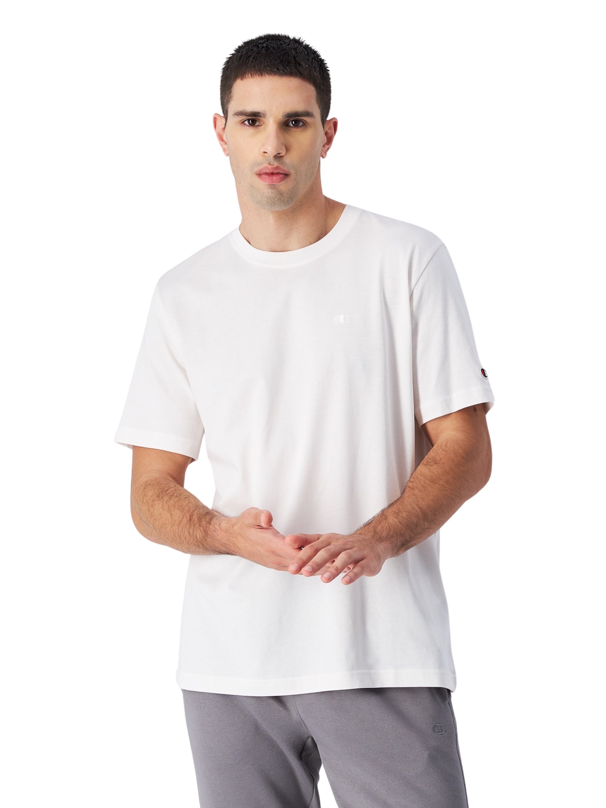 Champion Authentic Athletic Apparel Shirt in White: front