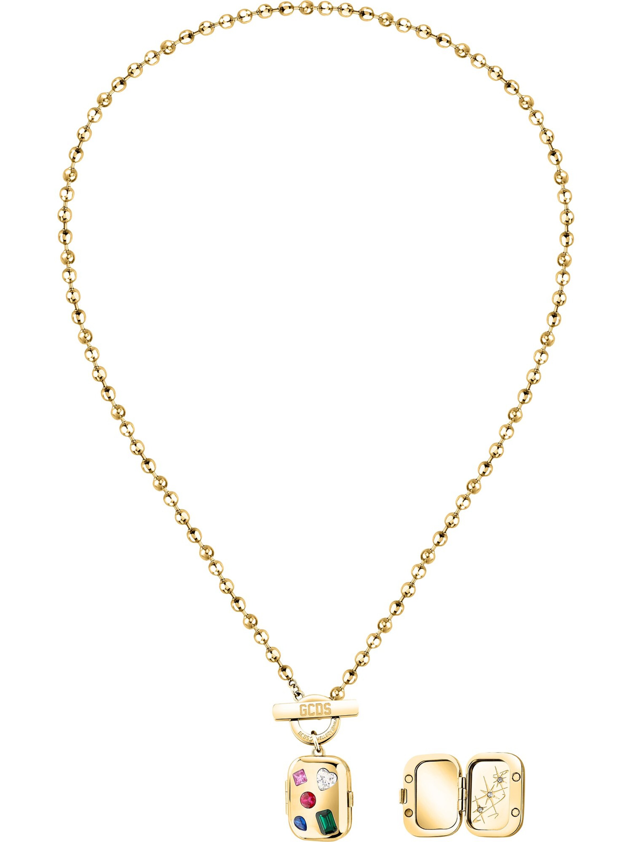 GCDS Kette in Gold: Vorderseite