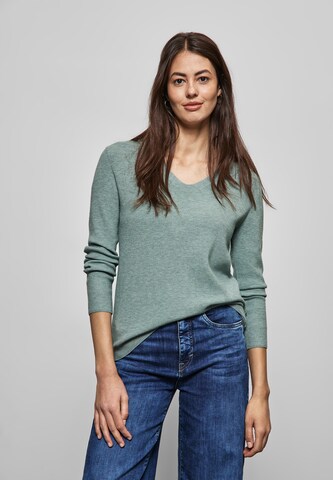 STREET ONE Pullover in Grün: Vorderseite