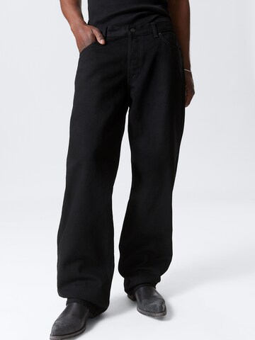 WEEKDAY Loosefit Τζιν 'Sphere' σε μαύρο: μπροστά