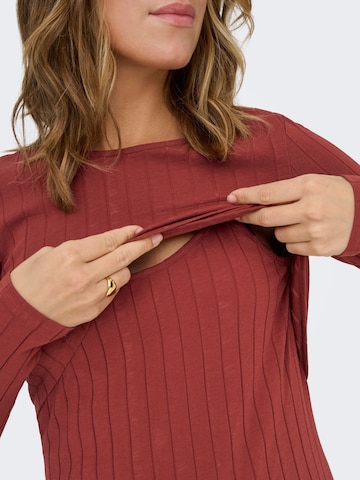 Only Maternity Jurk 'OLMALEJANDRA' in Rood