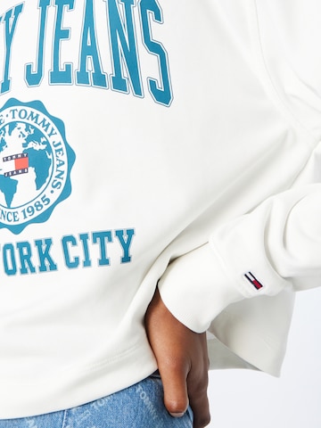 Sweat-shirt Tommy Jeans en blanc