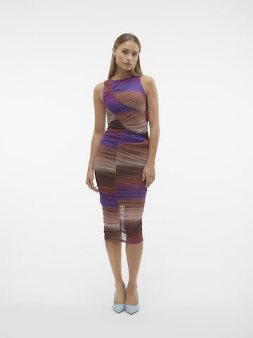 VERO MODA Cocktail Dress 'Hannah' in Brown: front