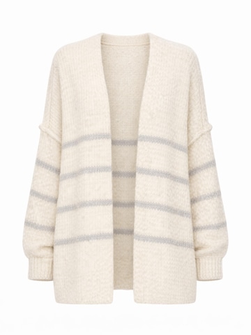 Worldclassca Strickjacke 'Strick Jacke mit Streifen'‌‌‌‌ in Beige