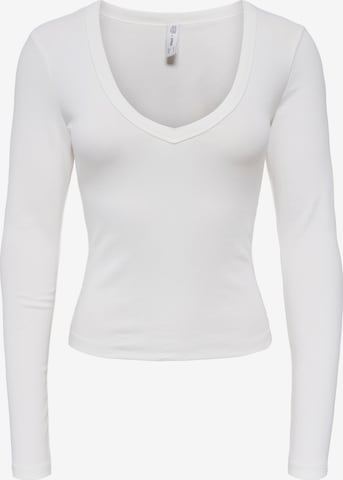 ONLY Shirt 'ONLMILA' in Weiß: Vorderseite