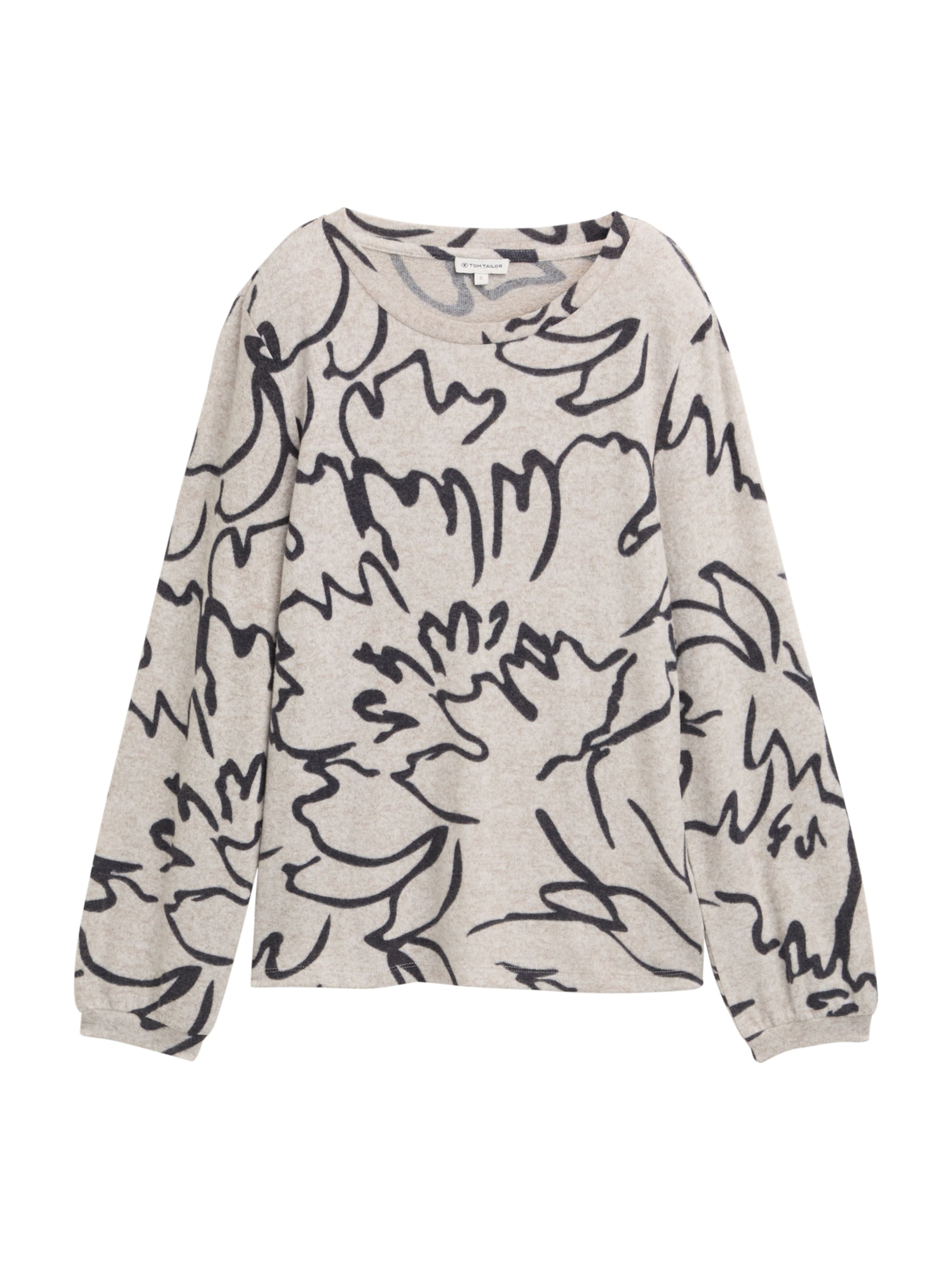 TOM TAILOR Футболка в Серый: спереди