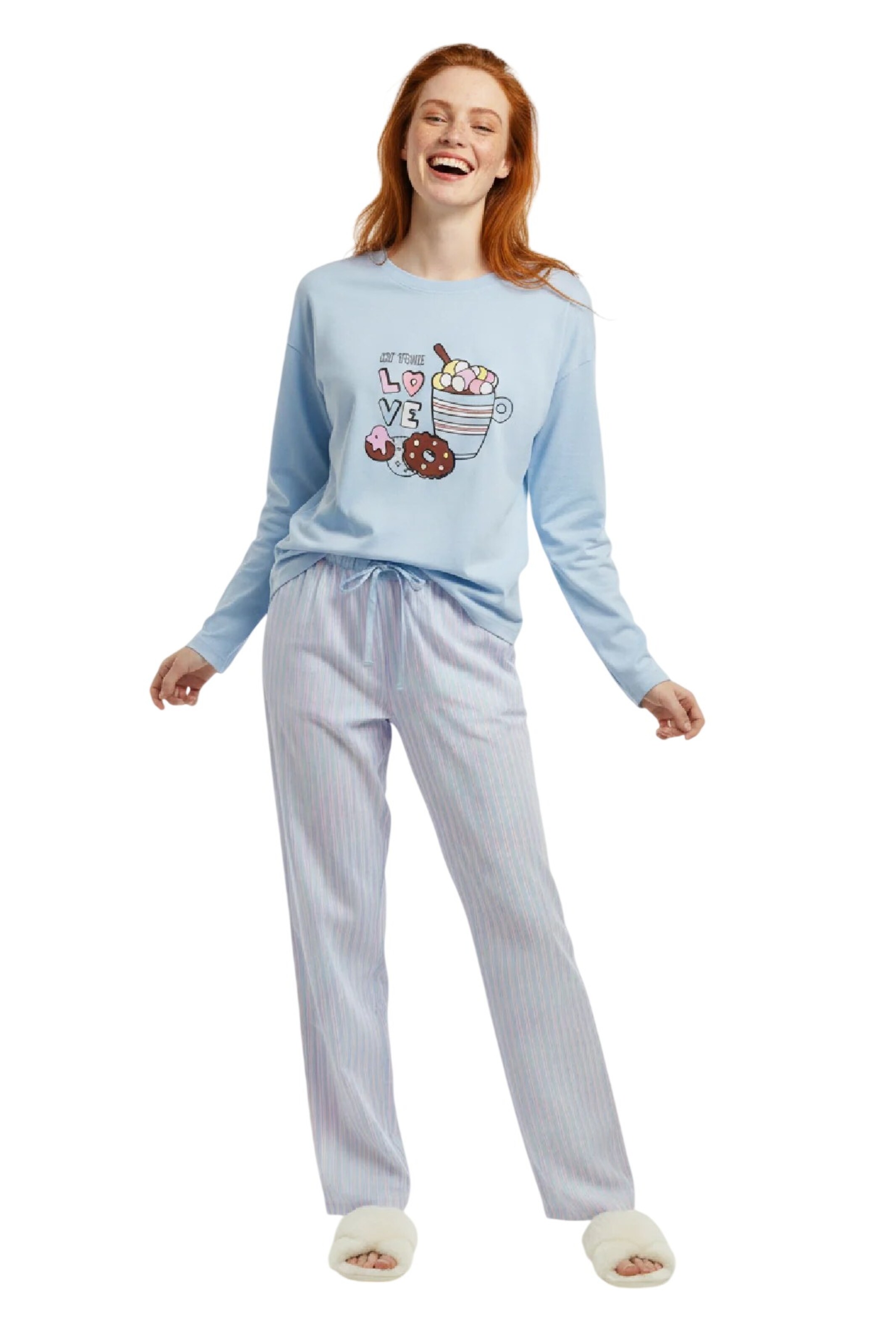 Alexa Dash Pajama pants in Blue