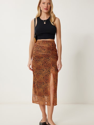 Happiness İstanbul Sukně – béžová