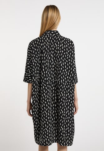 DreiMaster Klassik Shirt Dress in Black