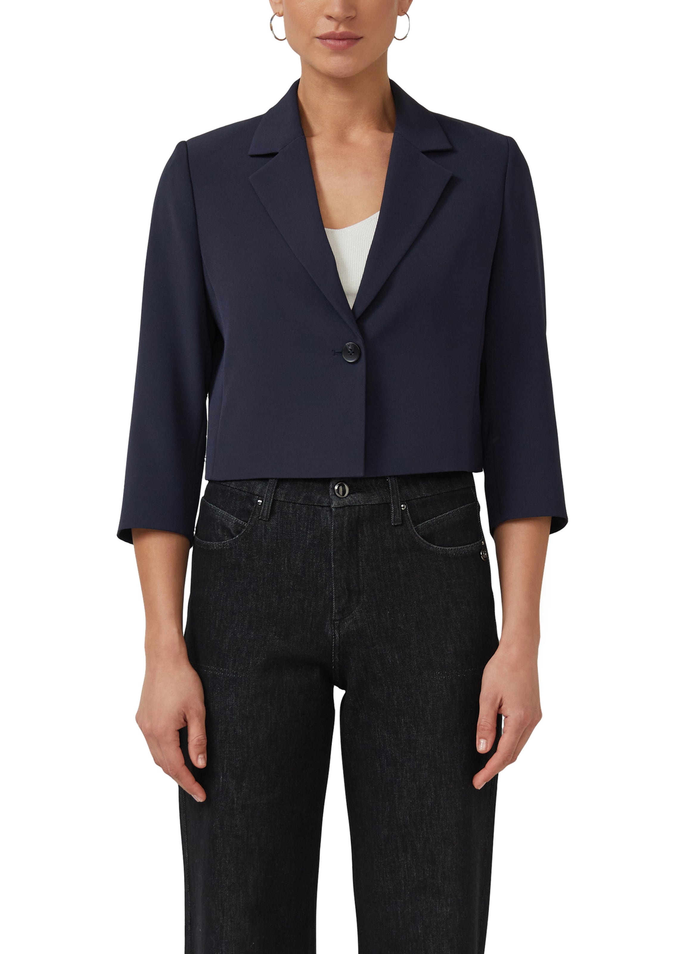 s.Oliver Blazer in Blue: front