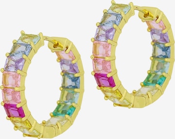 Boucles d'oreilles Fashionbox en mélange de couleurs : devant