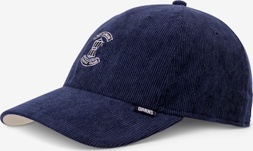 DJINNS - Boné 'Lazy' em azul: frente