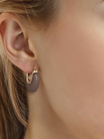 Boucles d'oreilles Yokoamii en or : devant