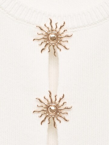 MANGO Knitted top 'ANTUAN' in Beige